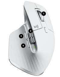 עכבר גיימינג Logitech עכבר אלחוטי Logitech MX MASTER 3S FOR MAC – צבע אפור בהיר