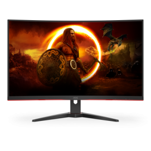 מחשב נייח AOC מסך גיימינג AOC דגם C32G2ZE/BK בגודל 3"2