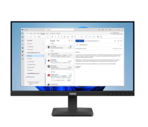 מחשב נייח ThinkVision S24-4e 4ms 100Hz FHD IPS 23.8 HDMI VGA Black Vesa