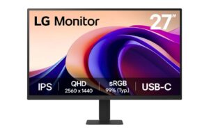 מחשב נייח QHD מסך מחשב 2"7 QHD IPS 100Hz with HDR10 and USB Type-C 27U631A-B
