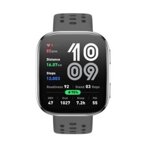 שעון חכם Amazfit דגם BIP 6 בצבע שחור פחם