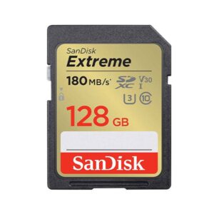 כרטיס זיכרון Extreme SDXC UHS I בנפח מבית Sandisk דגם SDSDXVA