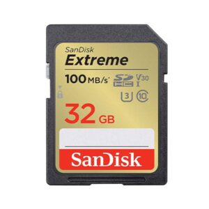 כרטיס זיכרון Extreme SDHC בנפח מבית Sandisk דגם SDSDXVT