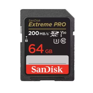 כרטיס זיכרון Extreme Pro SDXC בנפח מבית Sandisk דגם SDSDXXU