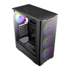 מארז/תיק מארז מחשב Antec VX310 ARGB ATX Mid-Tower Tempered Glass 4x120mm Fans