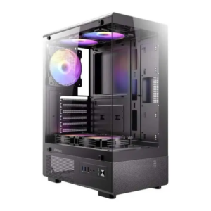 מארז/תיק מארז מחשב Antec VCX300 ARGB Black Mid-Tower ATX 5x120mm Fans include