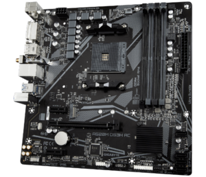 לוח אם Gigabyte A520M DS3H AC 1.4 M.2 WIFI BT AM4