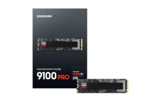 כונן SSD Samsung דיסק פנימי Samsung 9100 PRO Gen5 M.2 NVME 2.0 14800/13400 RW