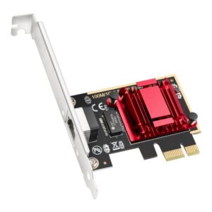 מחשב נייח כ.רשת פנימי לנייח Cudy PE25 2.5Gbits PCI-E Nework Adapter LP
