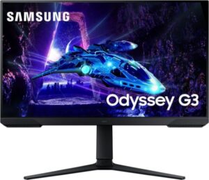מסך מחשב מסך גיימינג Samsung Odyssey G3 S27DG302 FHD 180Hz VA 1MS PIVOT