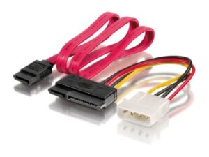כבל מתאם MOLEX לSATA+כבל SATA