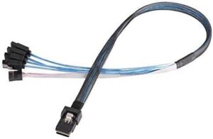 צמיד כושר אחסון SFF-8087 to 4xSATA W/O sideband