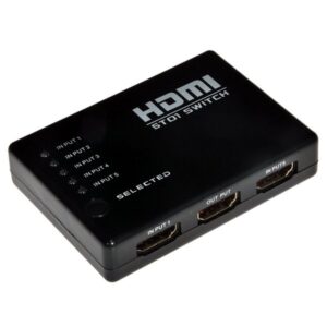 שלט/בקר בורר HDMI Switch 1 to 3 כולל שלט