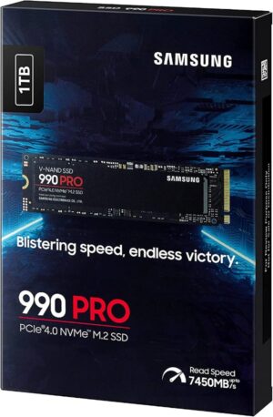 כונן SSD Samsung דיסק פנימי Samsung 990 PRO GEN4 up to 7450 read 6900 Write