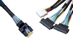 כבל אחסון CBL SFF8654 8X SFF8639 4X 2 U2 80cm