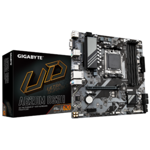לוח למעבדי Gigabyte A620M DS3H DDR5 PCIE4.0 DP HDMI VGA AMD AM5