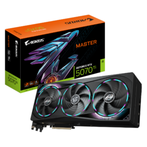 מסך מחשב מסך גיימינג Gigabyte כרטיס מסך GIGABYTE AORUS GeForce RTX 5070 Ti MASTER