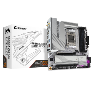 לוח אם Gigabyte B650M A ELITE AX ICE ATX AM5 WIFI BT PCIE5.0