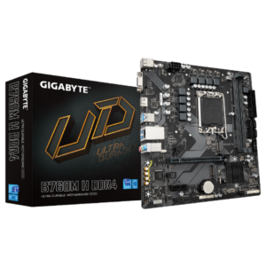 לוח אם Gigabyte לוח למעבדי אינטל Gigabyte B760M H Micro Atx LGA1700