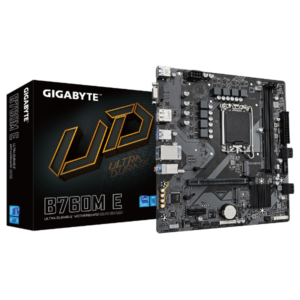 לוח אם Gigabyte B760M E DP HDMI VGA 1GbE lan LGA1700