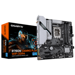 לוח אם Gigabyte B760M GAMING PLUS WIFI mATX LGA 1700 1GbE