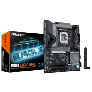 לוח אם Gigabyte לוח למעבד דור 15 Gigabyte B860 EAGLE WIFI6E ATX 2.LAN