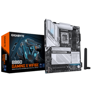 לוח אם Gigabyte לוח למעבד דור 15 Gigabyte B860 GAMING X WIFI6E ATX 2.LAN