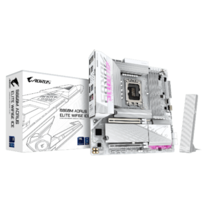 לוח אם Gigabyte לוח למעבד דור 15 Gigabyte B860M AORUS ELITE WIFI6E ICE ATX 2