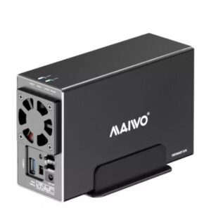 כונן HDD כונן קשיח MAIVO חיצוני ל-2 דיסקים MAIVO HDD 3.5 DUAL BAY USB3.2 RAID