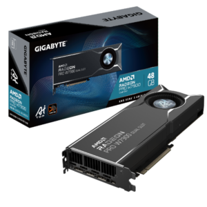 מסך מחשב מסך גיימינג Gigabyte כרטיס מסך Gigabyte Radeon Pro W7900 AI TOP