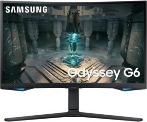 מסך מחשב מסך SAMSUNG 27 Odyssey G65B 240Hz 2K Curved Smart 1ms FreeSync