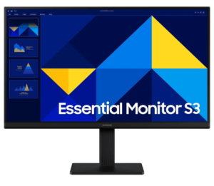 מסך מחשב מסך SAMSUNG S24D300GAM 24 FHD IPS 5MS 100Hz HDMI VGA BLACK