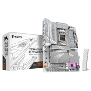 לוח אם Gigabyte X870 AORUS ELITE X ICE X3D WIFI7 ATX BT 2.5GBE