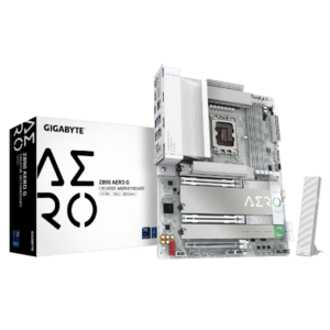 לוח אם Gigabyte לוח לאינטל דור 15 Gigabyte Z890 AERO G DUAL 2.5 Lan 5Xm.2 TB4