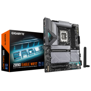 לוח אם Gigabyte לוח לאינטל דור 15 Gigabyte Z890 EGALE WIFI7 BT 4XM.2 Slots ATX LG