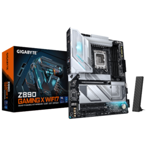 לוח אם Gigabyte לוח לאינטל דור 15 Gigabyte Z890 GAMING X WIFI7 2.5GbE ATX LGA1851