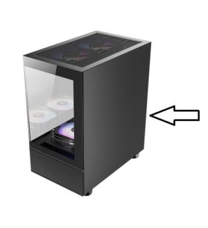 מארז/תיק צד ימין למארז שחור ANTEC CX200M