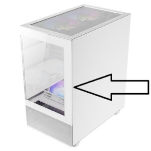 מארז/תיק פנל קידמי למארז לבן ANTEC CX200M