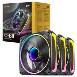 מארז/תיק מארז מחשב Antec מאווררים למארז Antec Orbit 120 ARGB 3 Pack