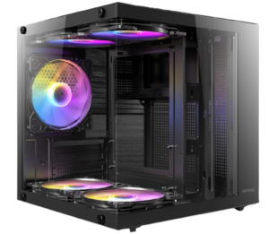 מארז/תיק מארז מחשב Antec VCX10M ARGB Mini Tower Micro-Atx 5XARGB 120mm Fan