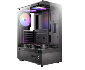 מארז/תיק מארז מחשב Antec VCX300 RGB Elite Mid Tower 5X Fixed RGB Fans