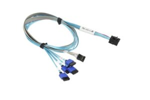 כבל אחסון SFF8643 (Straight) TO 4 SATA W/SB 60CM