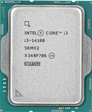 מעבד Intel דור 14 Intel Core I3 14100 Tray no fan up to