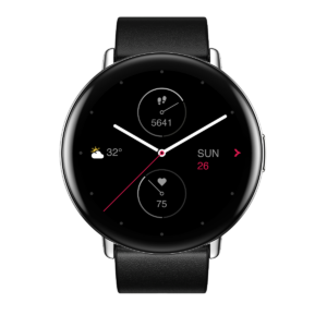 שעון חכם Amazfit מודד חמצן בדם מסדרת ZEPP E דגם ONYX POLAR NIGHT