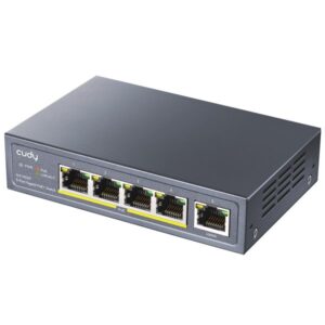 ראוטר Cudy מתג לא מנוהל Cudy GS1005P 5-Ports Gigabit Unmanaged POE Switch