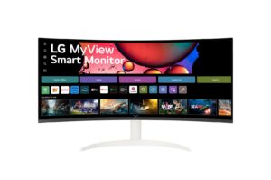 MyView צג "LG MyView Smart 34 ביחס 21:9 WQHD UltraWide קעור עם webOS 34SR65QC-W (מתצוגה)