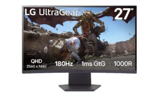 מסך מחשב קעור מסך מחשב 27" גיימינג קעור UltraGear™ QHD 27GS60QC-B (מתצוגה)