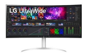מסך מחשב ''40 קעור UltraWide 5K2K Nano IPS עם Thunderbolt 4, USB-C תומך ב- HDR10 / FreeSync 40WP95CP-W