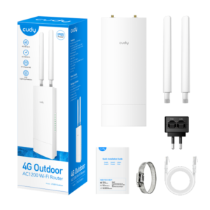 ראוטר Cudy נתב מוקשח אלחוטי כולל מודם סלולרי CUDY LT500 OUTDOOR LTE