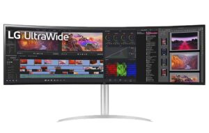 קעור מסך מחשב מקצועי קעור 4"9 UltraWide Dual QHD Nano IPS 49WQ95C-W